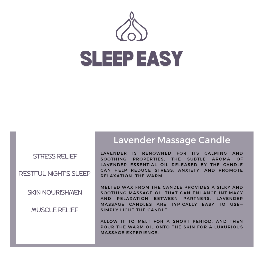 Sleep Easy - Lavender Massage Candle