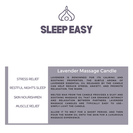Sleep Easy - Lavender Massage Candle