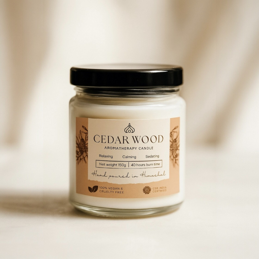 Cedarwood Aromatherapy Candle