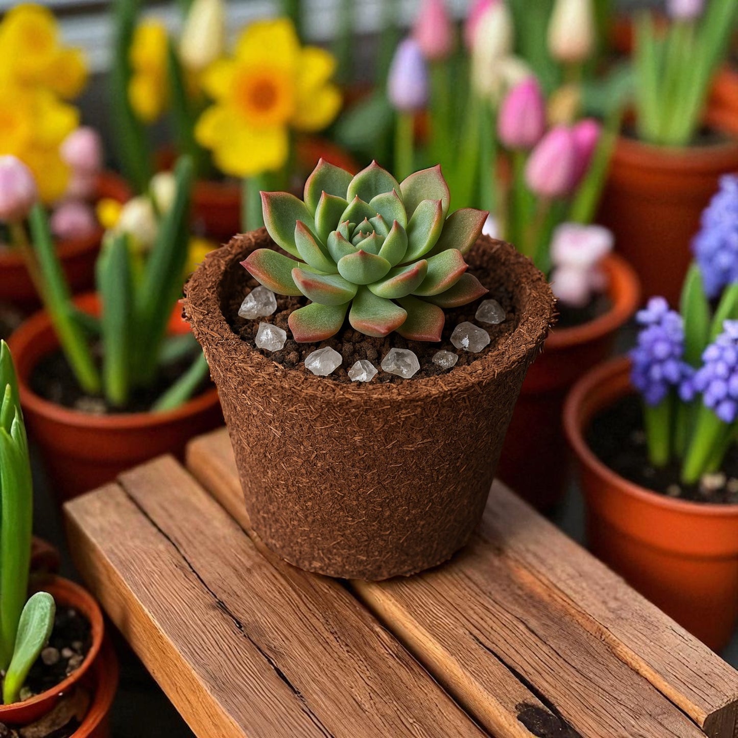 Pine Needle Eco Planters – Set of 2 (Small)