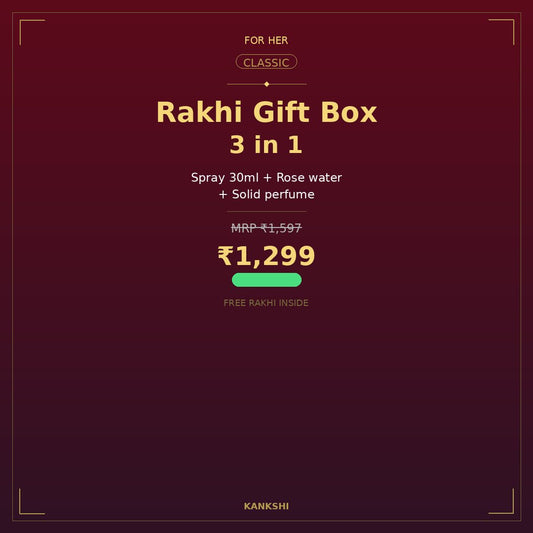 Rakhi Gift Box — 3 in 1 (For Her)