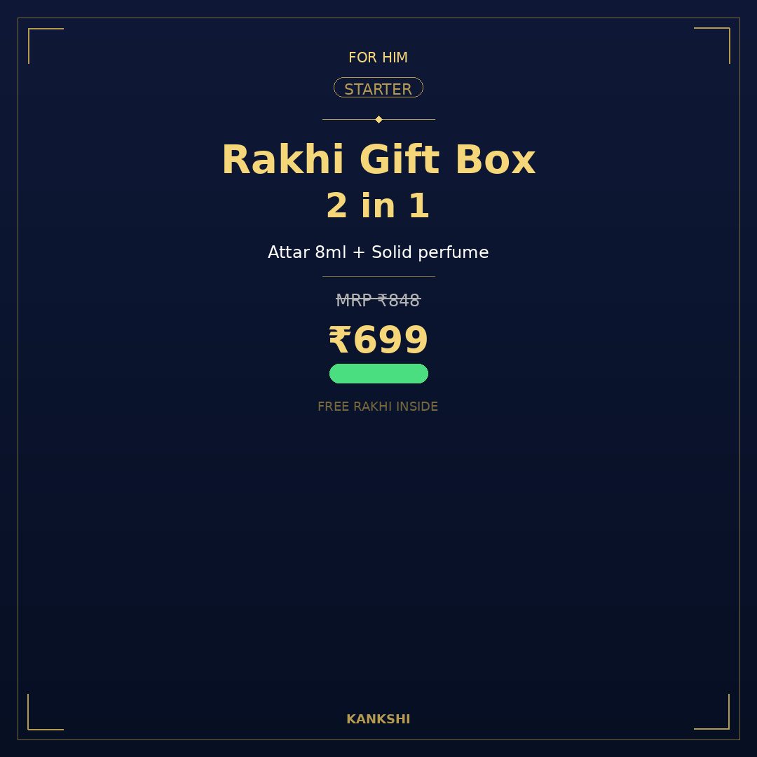 Rakhi Gift Box — 2 in 1 (For Him)