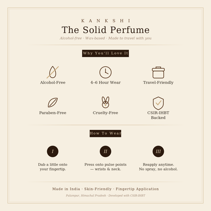 Kankshi Solid Perfume — key benefits and how to wear